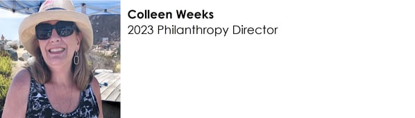 Colleen Weeks 2023 Philanthropy