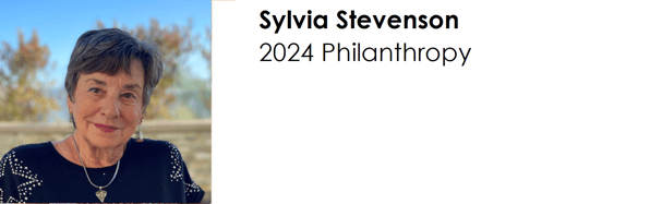 SylviaStevenson 24 Philanthropy