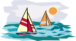 two sailboat cartoon otw